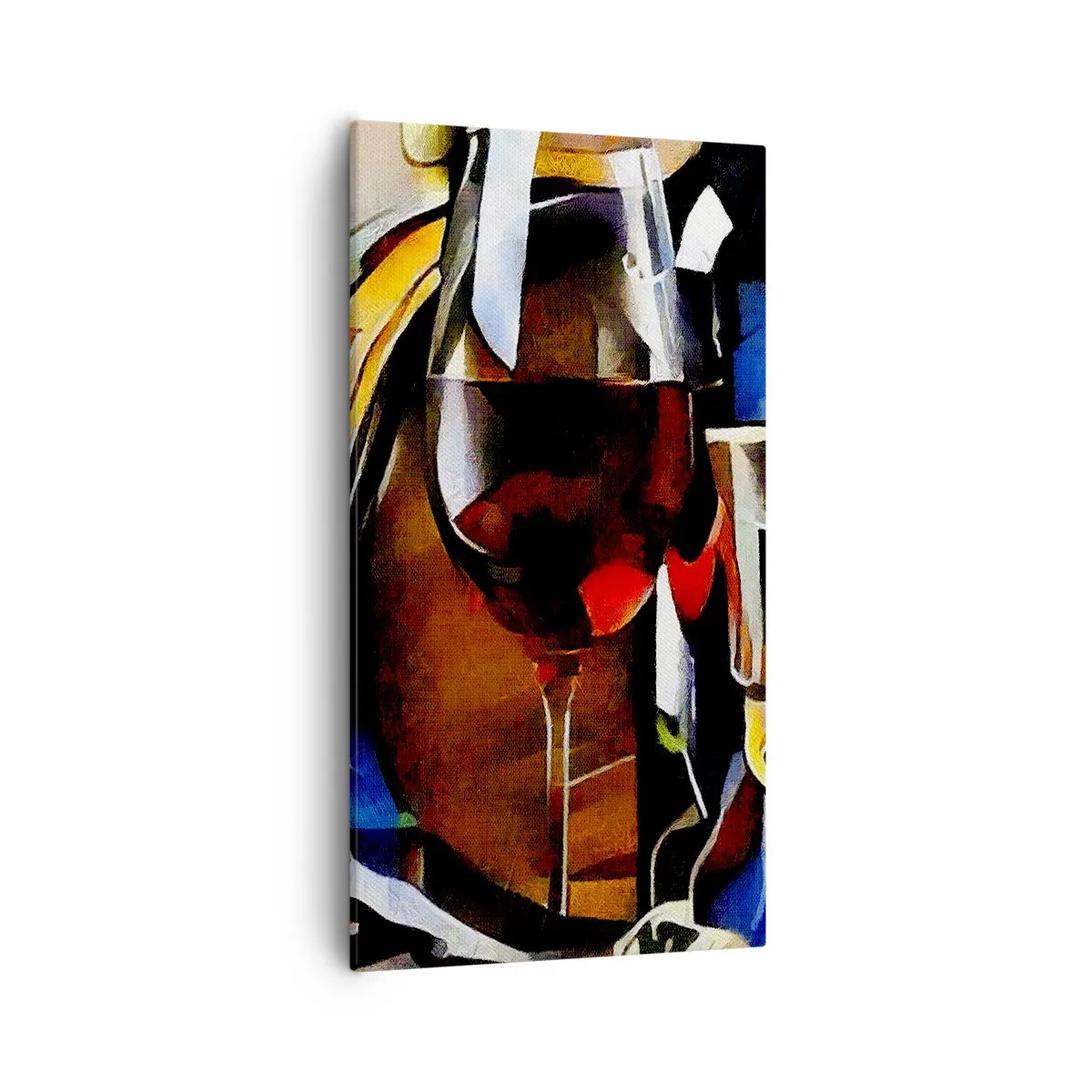 Bild auf Leinwand - Leinwandbild - Und die Welt nimmt Farben an - 55x100 cm