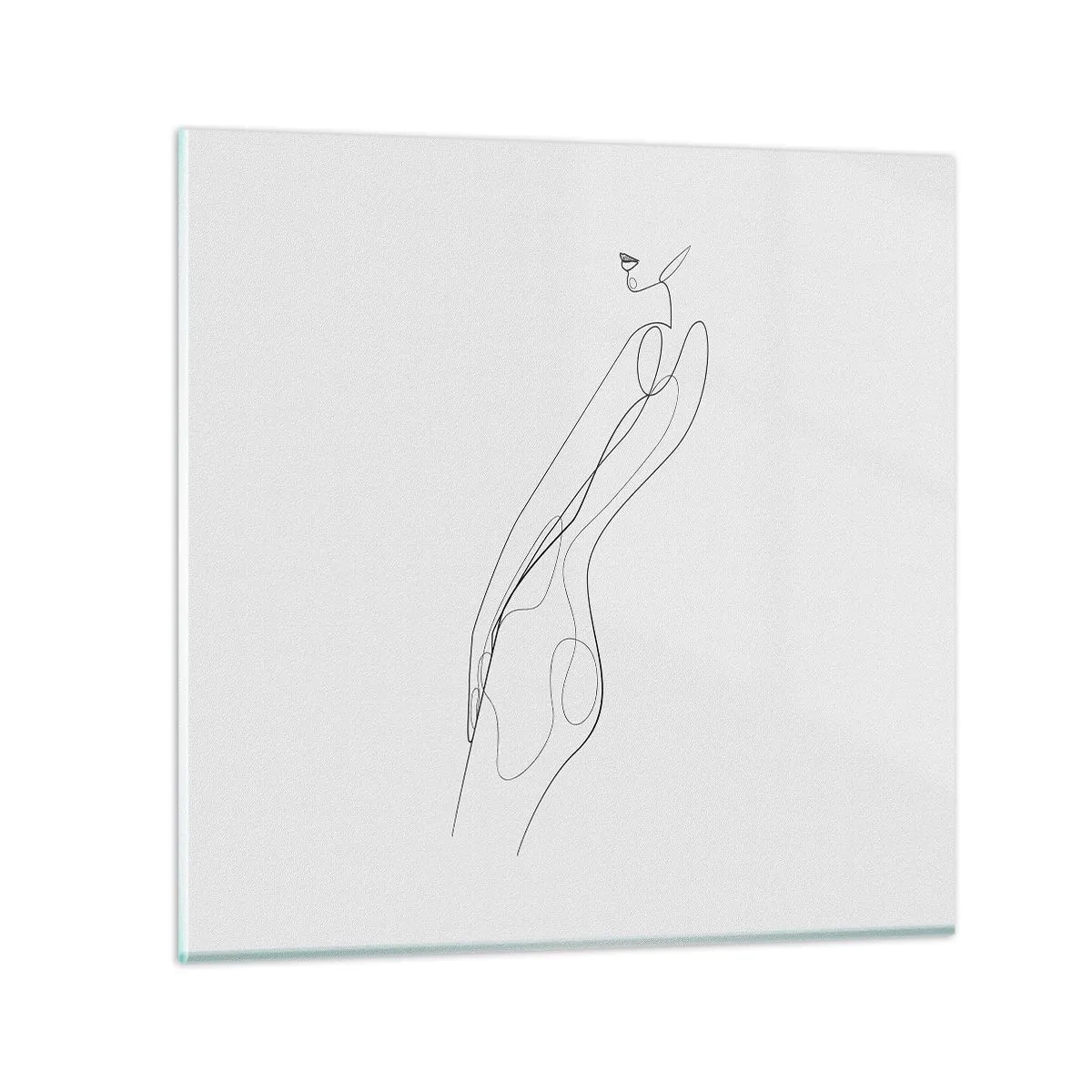 Glasbild - Bild auf glas - Bloß ein Versprechen - 30x30 cm