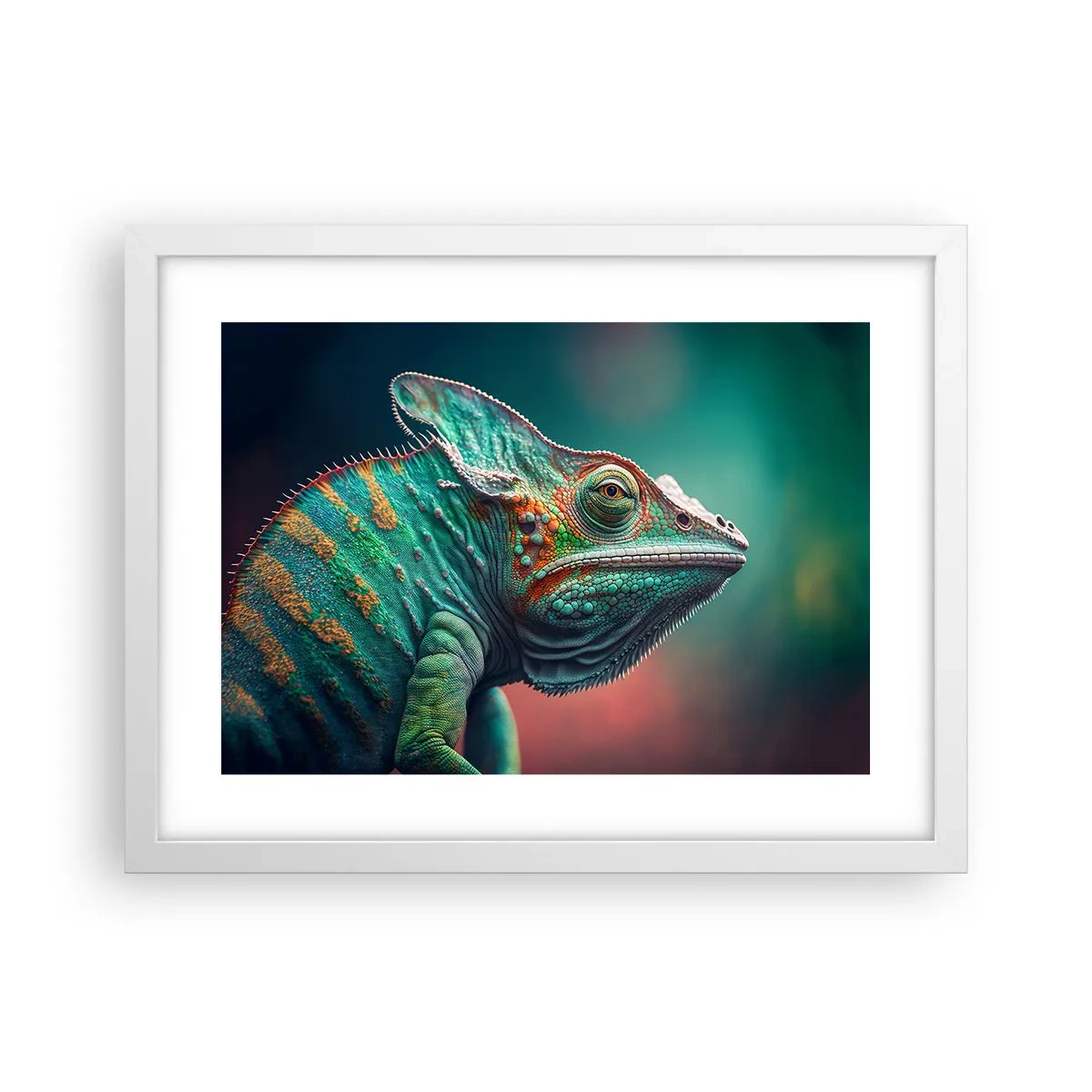 Poster in einem weißen Rahmen - Siehst du mich? Nicht gut… - 40x30 cm