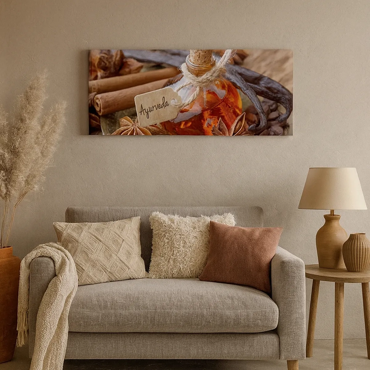 Bild auf Leinwand - Leinwandbild - Zur Einheit von Körper und Geist - 30x30 cm