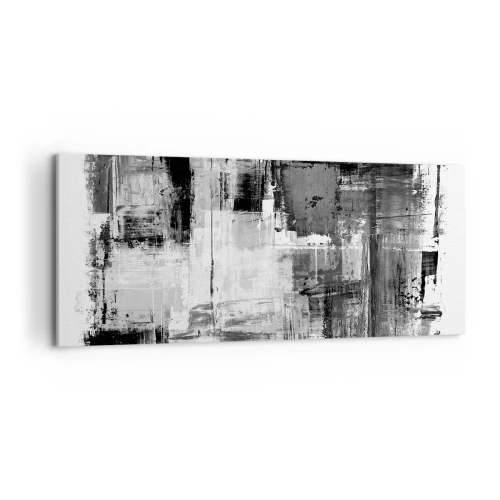 Bild auf Leinwand - Leinwandbild - Wunderschönes Grau - 100x40 cm