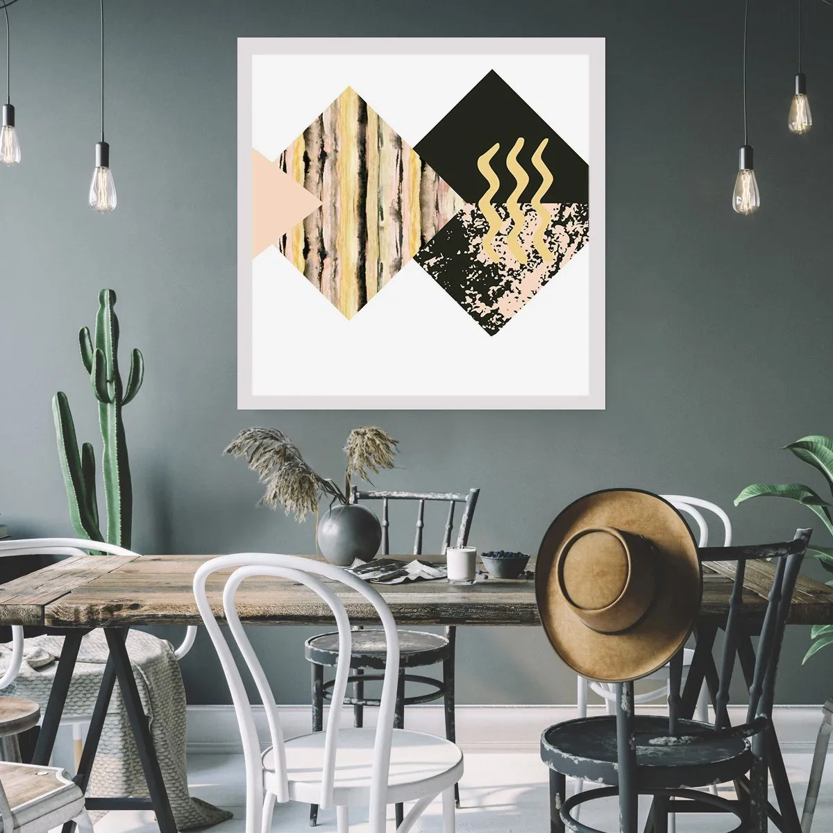 Poster - Es ist nicht so einfach - 40x40 cm