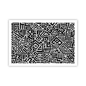 Poster - Präkolumbianische Komposition - 91x61 cm