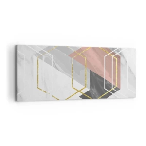 Bild auf Leinwand - Leinwandbild - Kettenkomposition - 100x40 cm