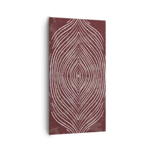 Bild auf Leinwand - Leinwandbild - Der Raum spricht - 65x120 cm