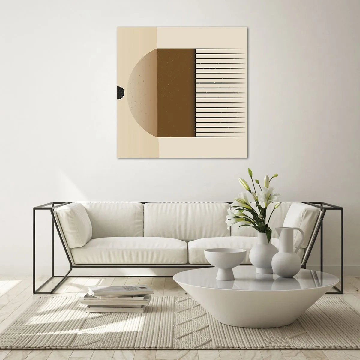 Glasbild - Bild auf glas - Verschiedene Staaten - 40x40 cm