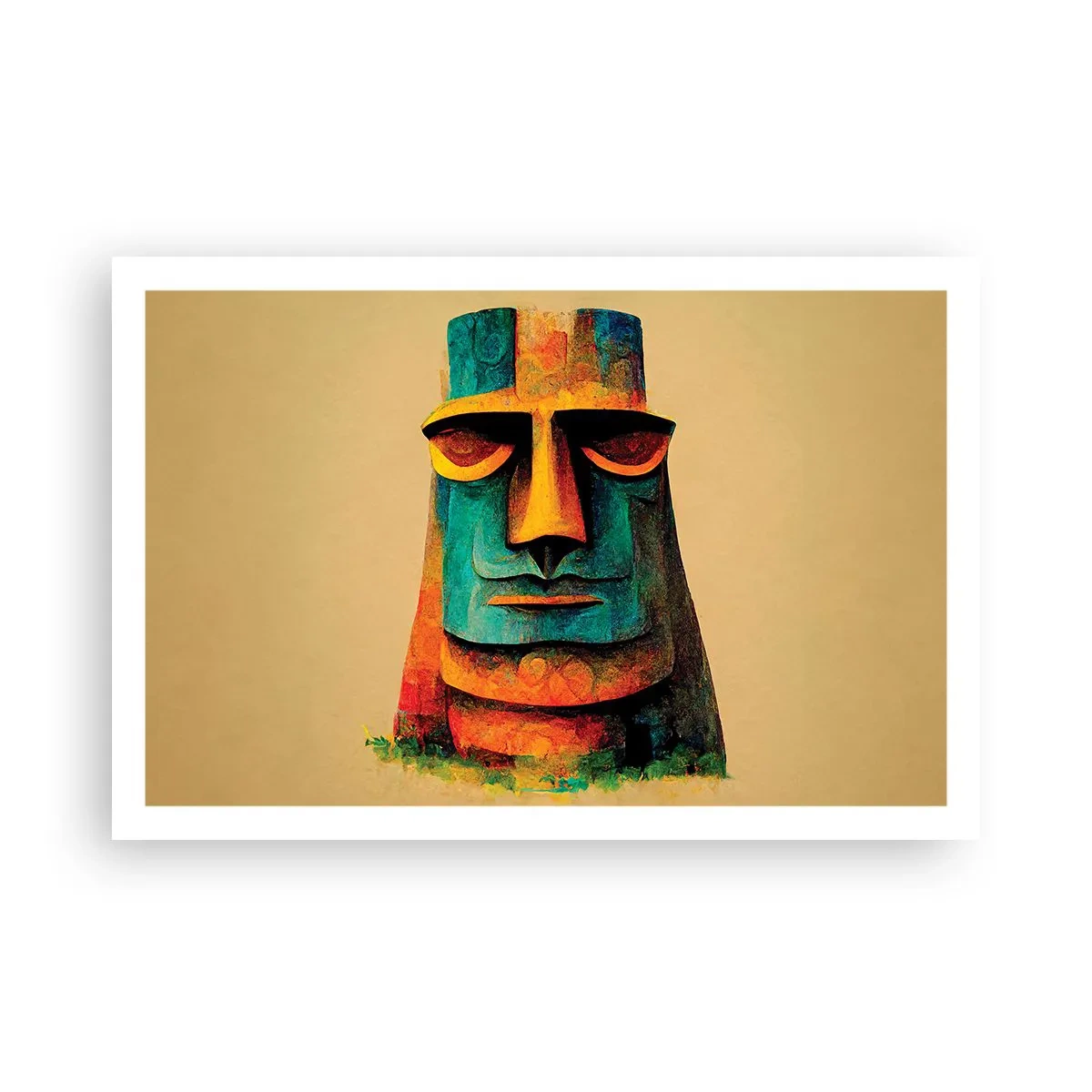 Poster - Statuenhaft und sympathisch - 91x61 cm