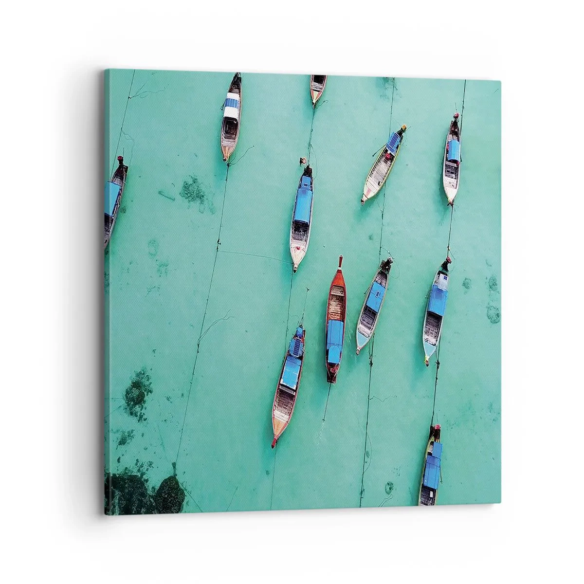 Bild auf Leinwand - Leinwandbild - In freudiger Erwartung - 70x70 cm