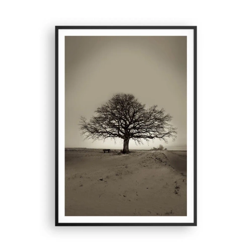 Poster in einem schwarzem Rahmen - Von hier zu Ewigkeit - 70x100 cm