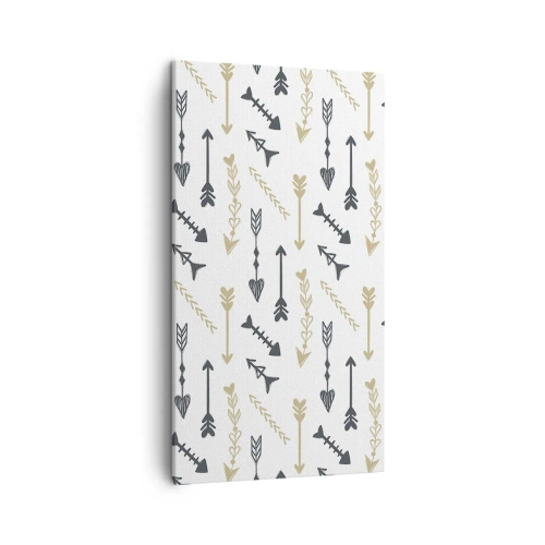 Bild auf Leinwand - Leinwandbild - Der Traum des Bogenschützen - 45x80 cm