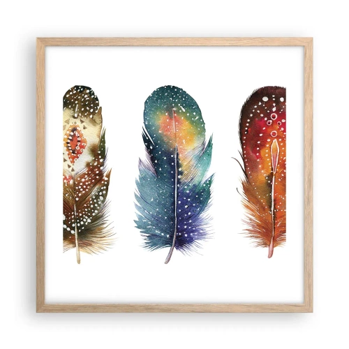 Poster in einem Rahmen aus heller Eiche - Rituale, Zeremonien, Geheimnisse - 50x50 cm