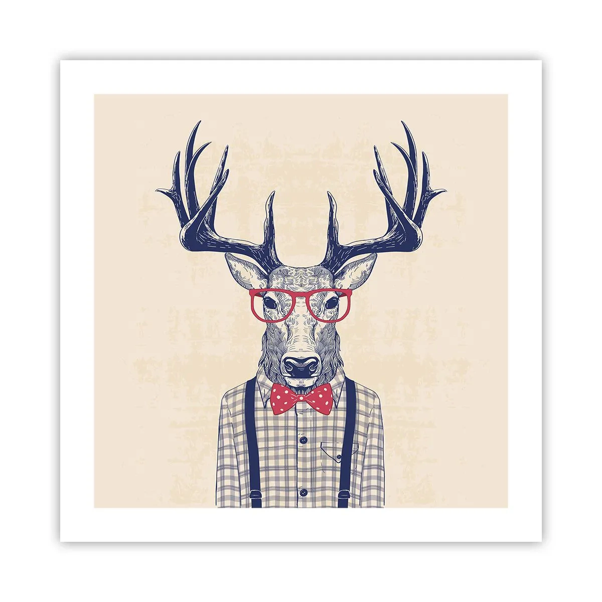 Poster - Eine lustige Extravaganz - 50x50 cm