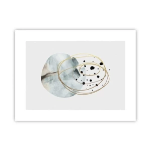 Poster - Vom Weltraum umarmt - 40x30 cm