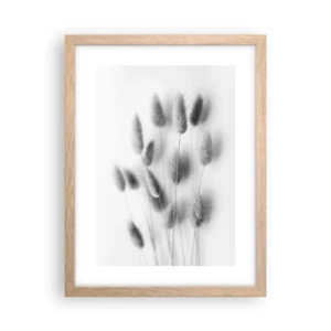 Poster in einem Rahmen aus heller Eiche - Eure flauschige Grashoheit - 30x40 cm