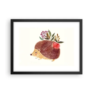 Poster in einem schwarzem Rahmen - Und dann magst du mich schon - 40x30 cm