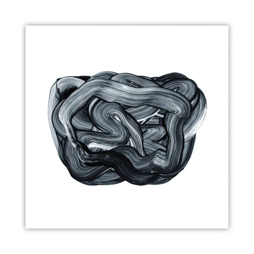 Poster - Es ist nicht so einfach - 40x40 cm