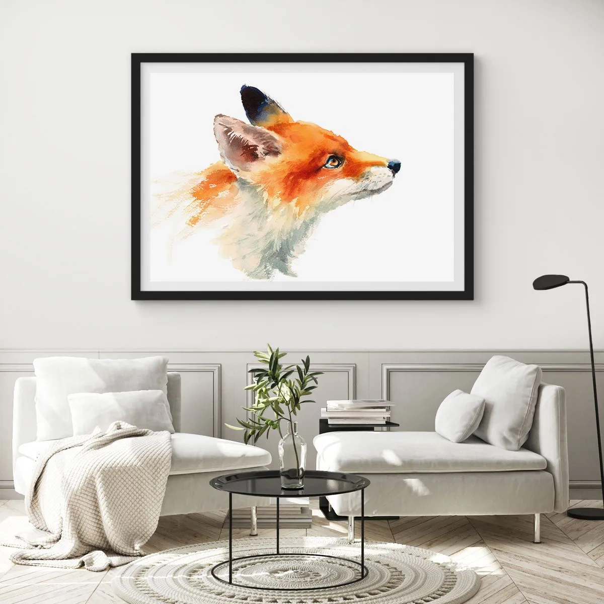 Poster in einem schwarzem Rahmen - Man kann nie vorsichtig genug sein - 91x61 cm