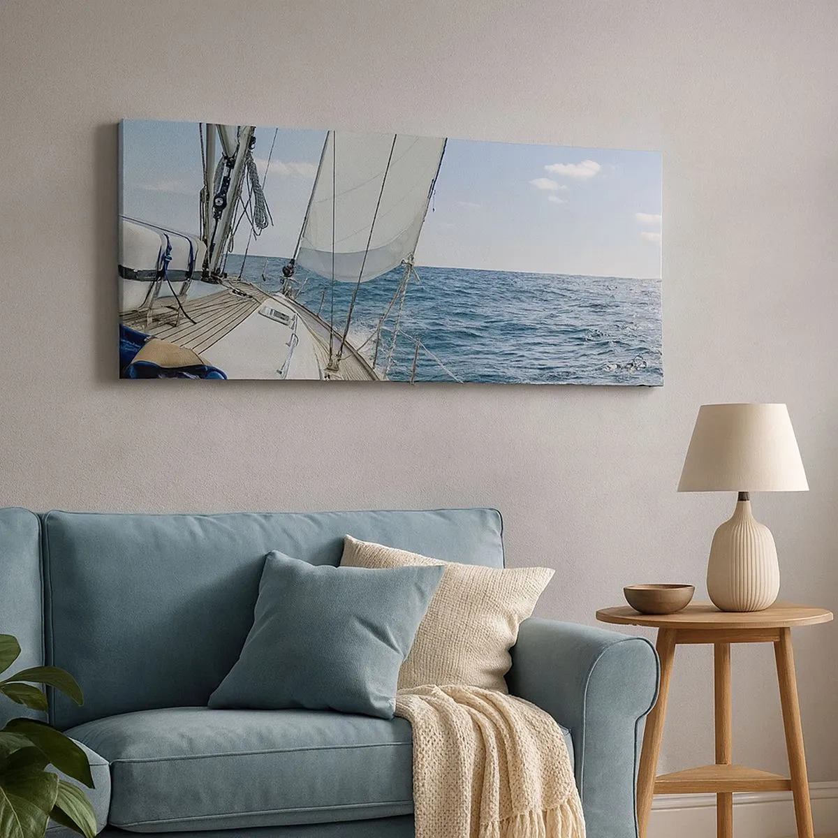 Bild auf Leinwand - Leinwandbild - Ahoi, Abenteuer - 100x40 cm