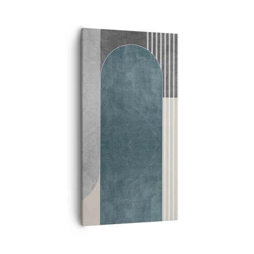 Bild auf Leinwand - Leinwandbild - Komposition auf der Ebene - 55x100 cm