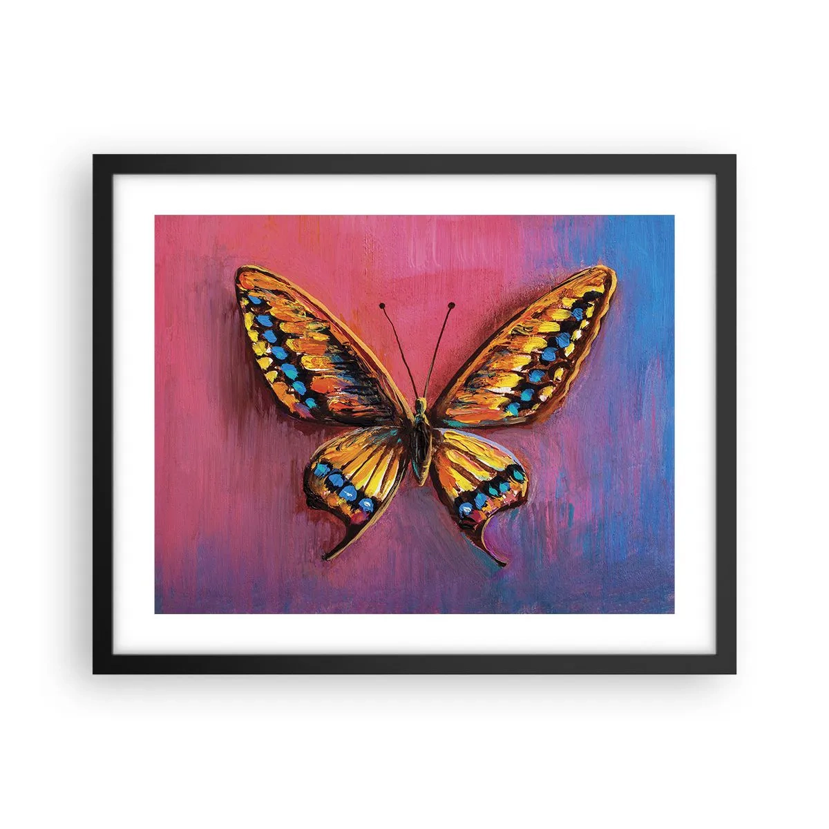 Poster in einem schwarzem Rahmen - Ein Juwel der Natur - 50x40 cm