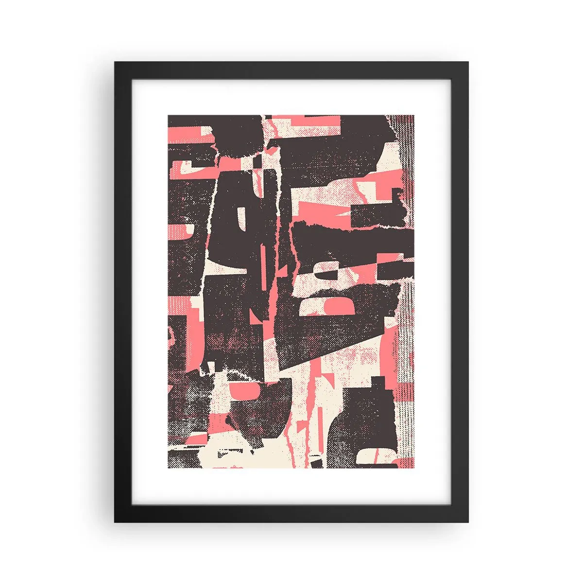 Poster in einem schwarzem Rahmen - All dieser Lärm - 30x40 cm