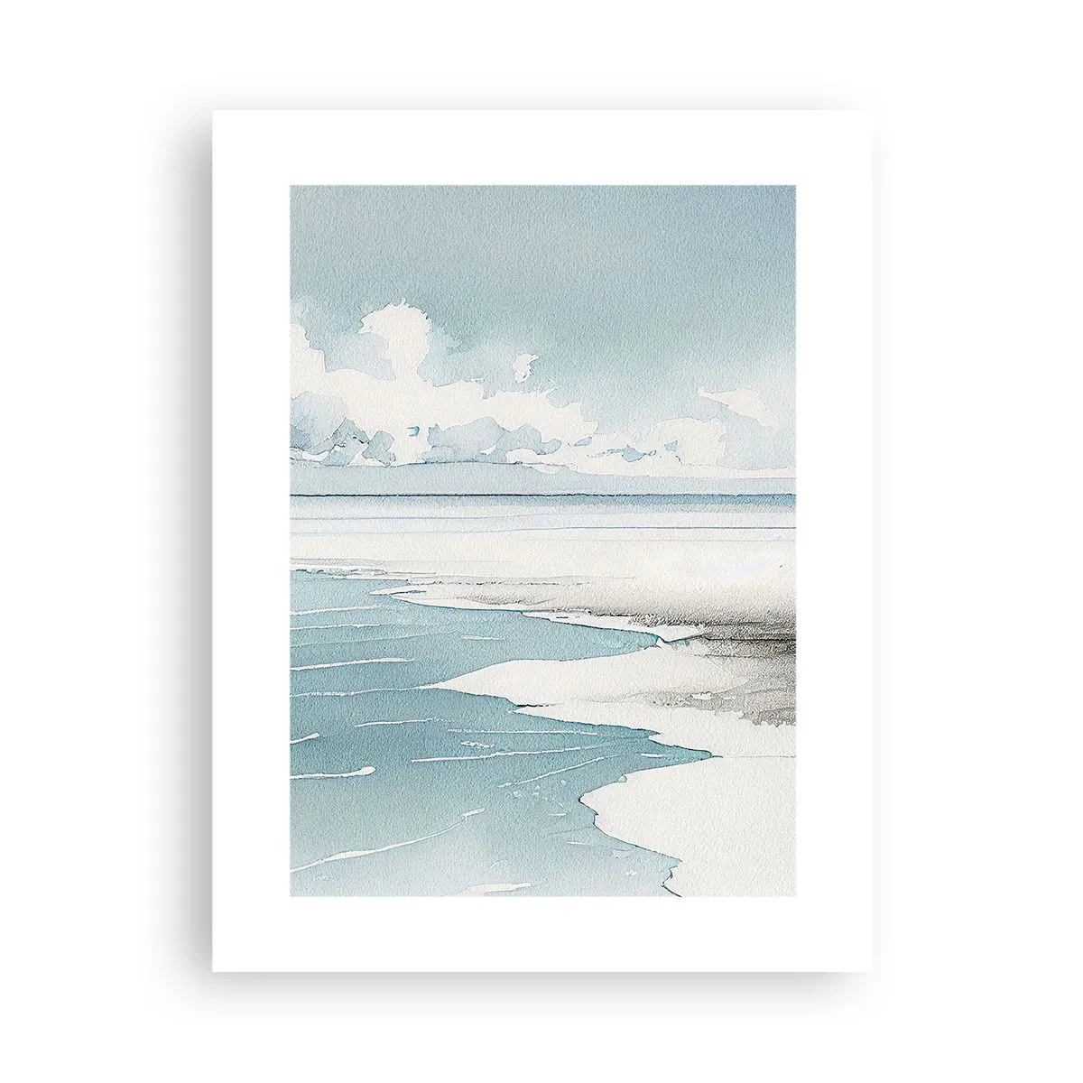 Poster - Sanfte Flut - 30x40 cm
