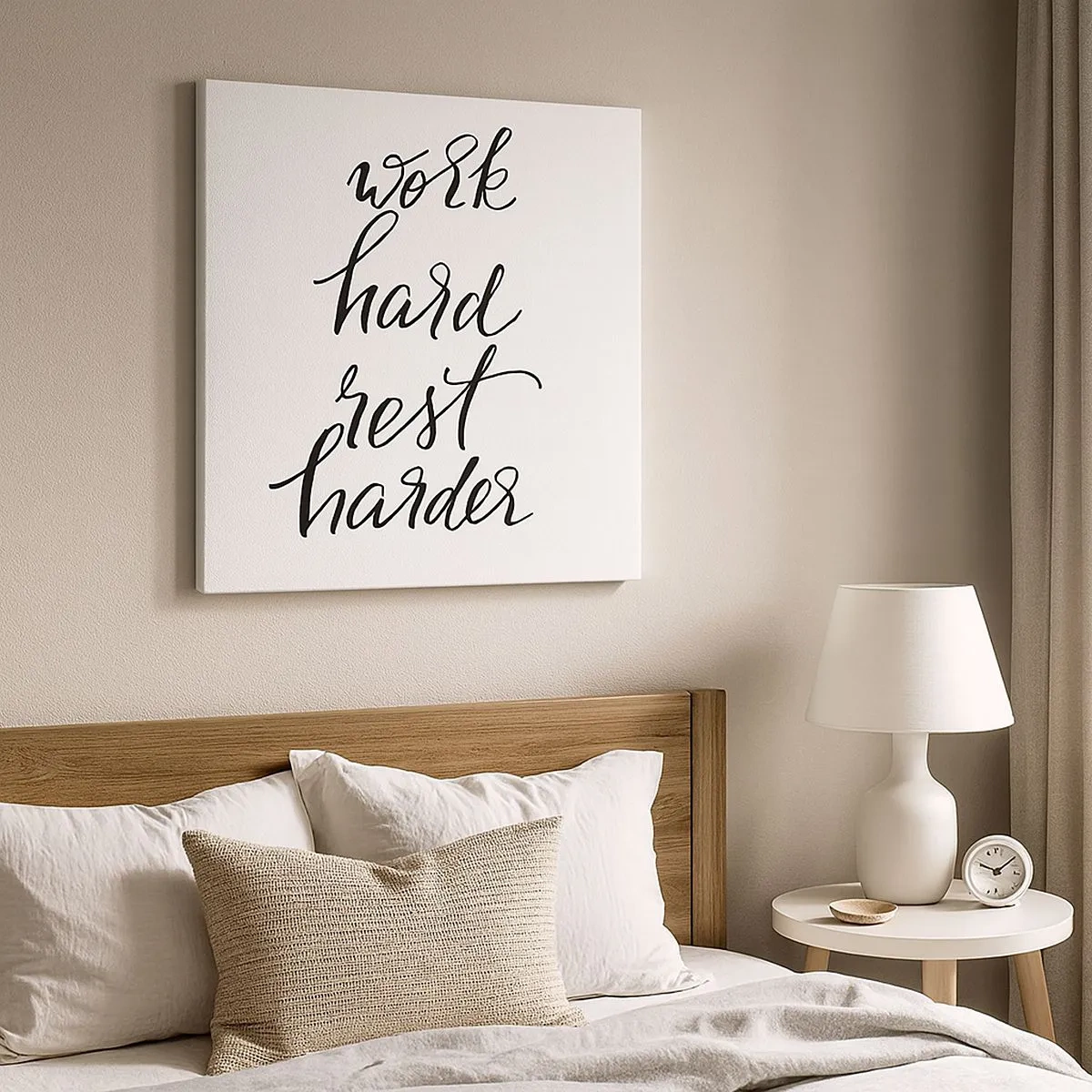 Bild auf Leinwand - Leinwandbild - Lebensbalance - 30x30 cm