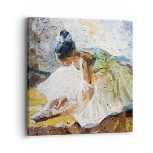 Bild auf Leinwand - Leinwandbild - Aus einem Gemälde von Degas - 40x40 cm