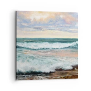 Bild auf Leinwand - Leinwandbild - Hier werden Sie Ihre Seele baumeln lassen - 70x70 cm