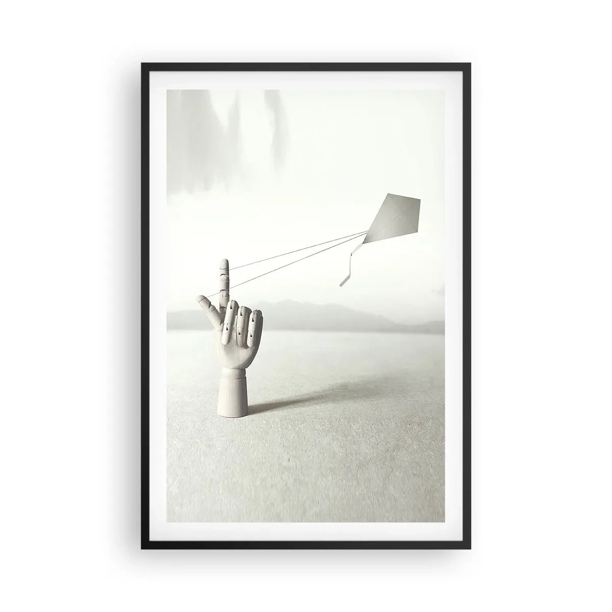 Poster in einem schwarzem Rahmen - Kraftprobe - 61x91 cm