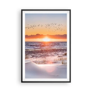 Poster in einem schwarzem Rahmen - Horizontale Landschaft - 61x91 cm