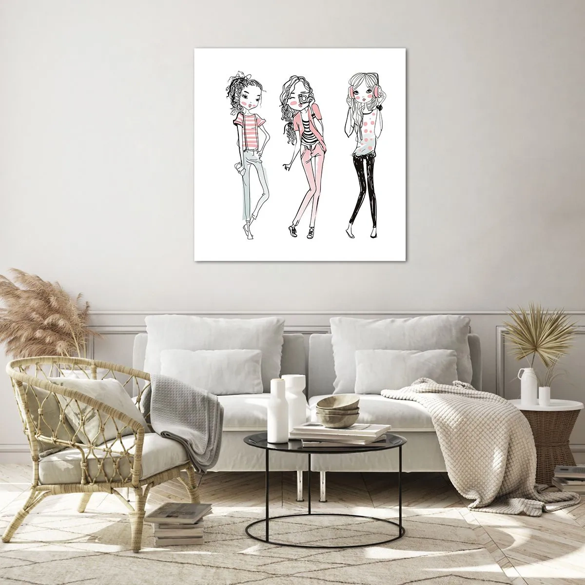 Glasbild - Bild auf glas - Es wird, es wird Spaß machen - 30x30 cm