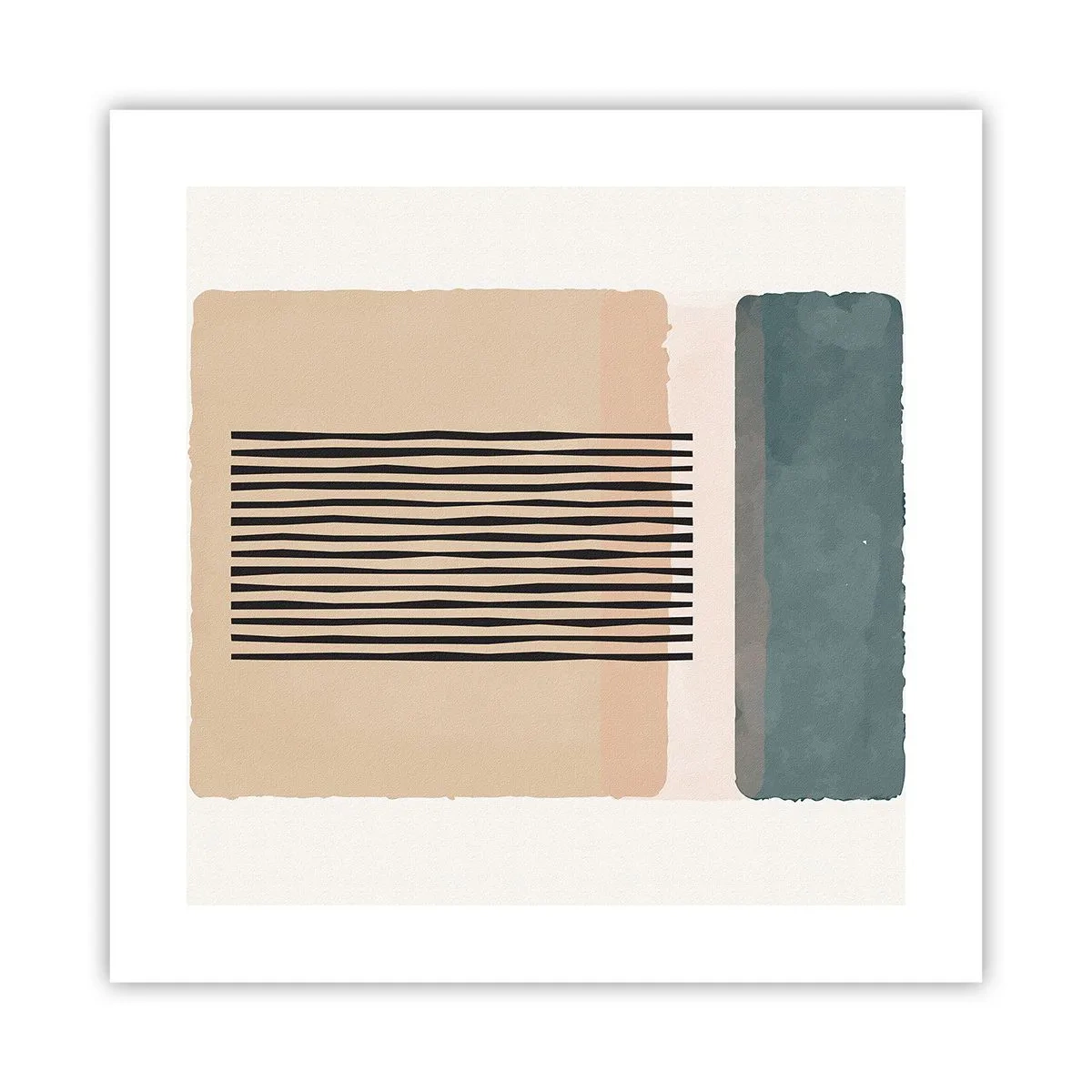 Poster - Alles ist in Ordnung - 40x40 cm