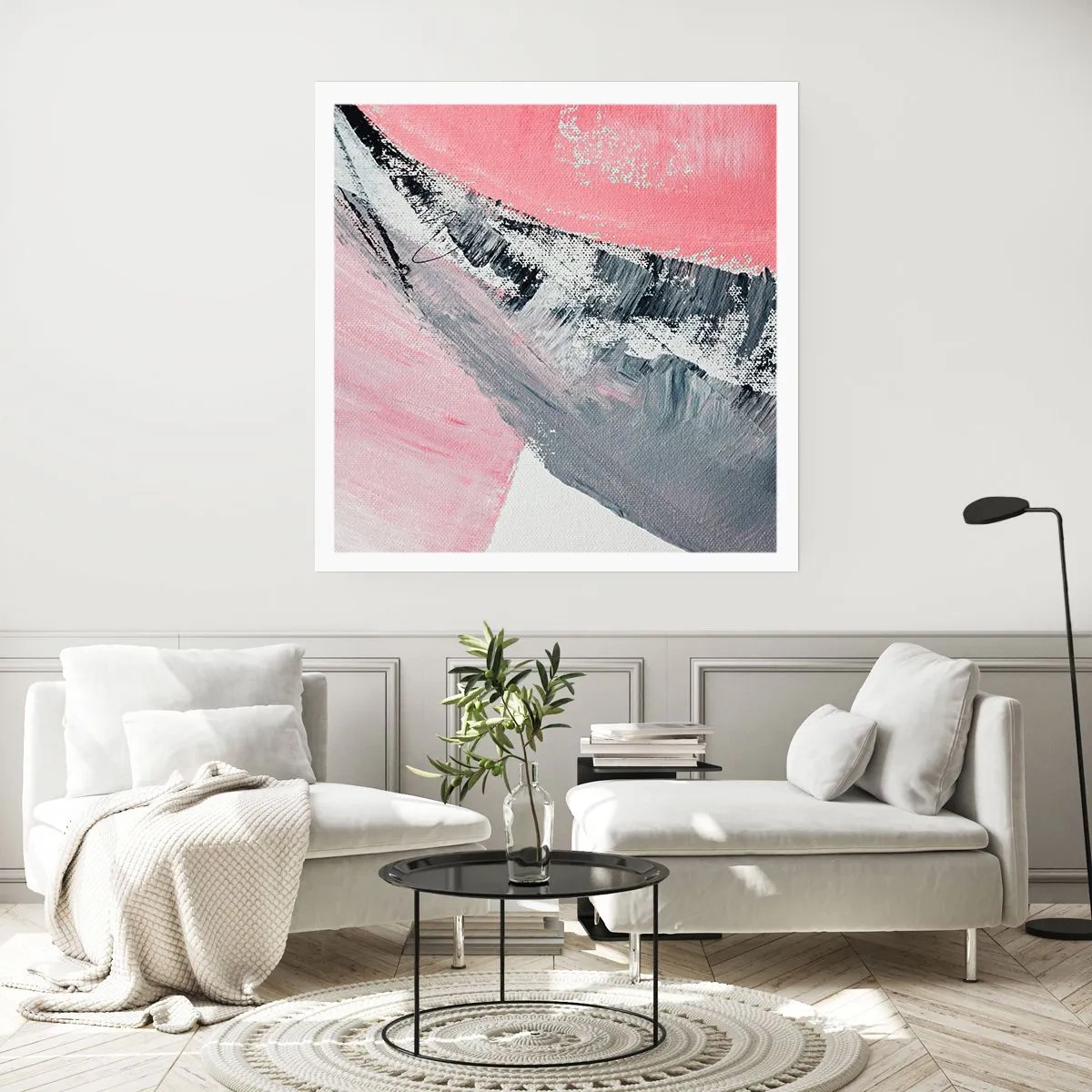 Poster - Passende Komposition - 40x40 cm