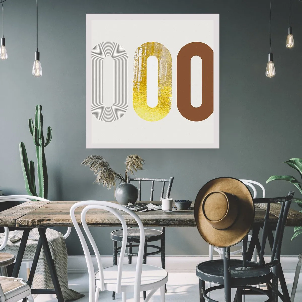 Poster - Oooh! - 60x60 cm