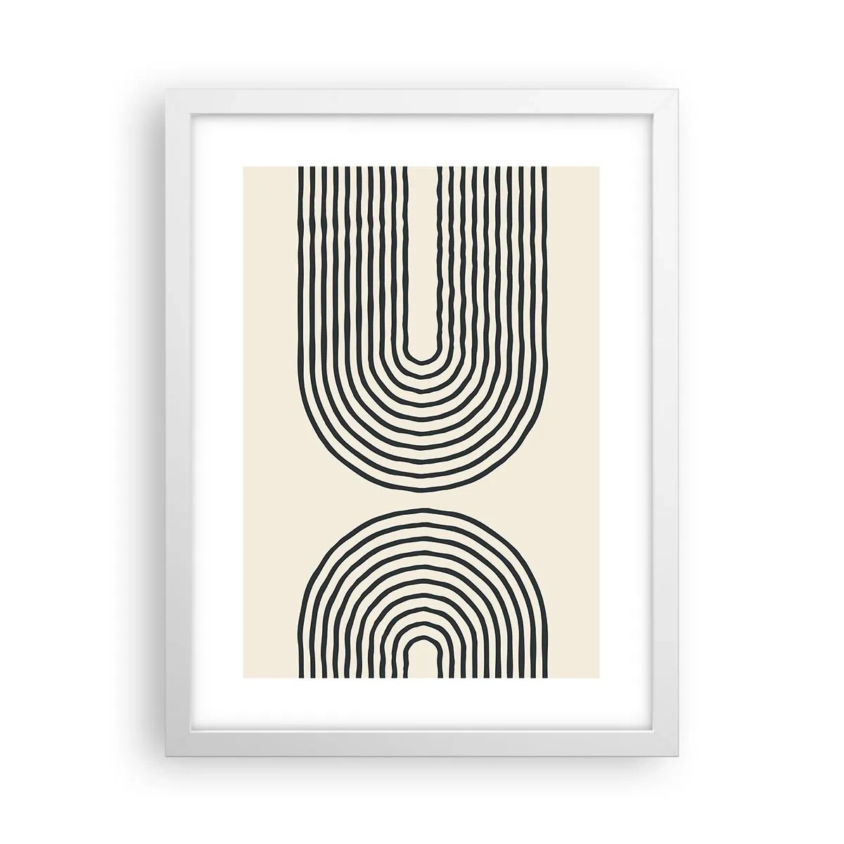 Poster in einem weißen Rahmen - In einem Moment ... - 30x40 cm