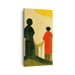 Bild auf Leinwand - Leinwandbild - Es ist noch ein langer Weg - 55x100 cm