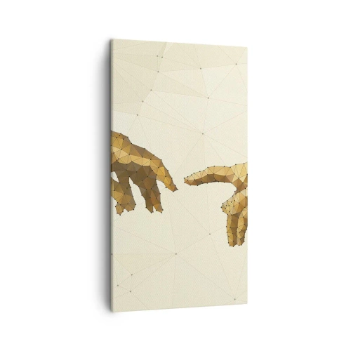 Bild auf Leinwand - Leinwandbild - Göttliche Geometrie - 45x80 cm