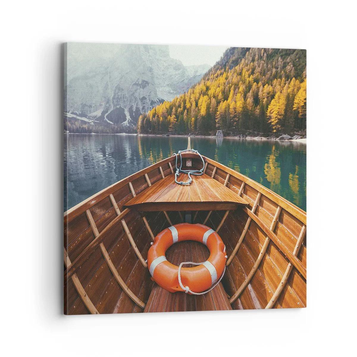 Bild auf Leinwand - Leinwandbild - Bergreise - 70x70 cm