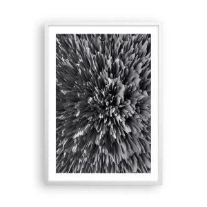 Poster in einem weißen Rahmen - Härter kann es nicht werden - 50x70 cm