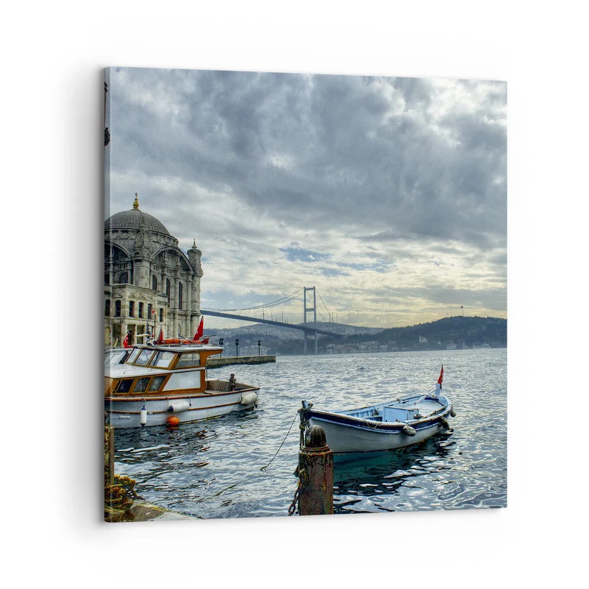 Bild auf Leinwand - Leinwandbild - An der Grenze der Welten - 60x60 cm