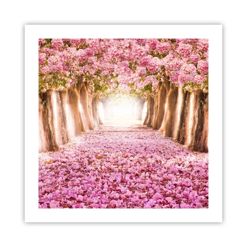 Poster - Der Weg ins Paradies - 50x50 cm