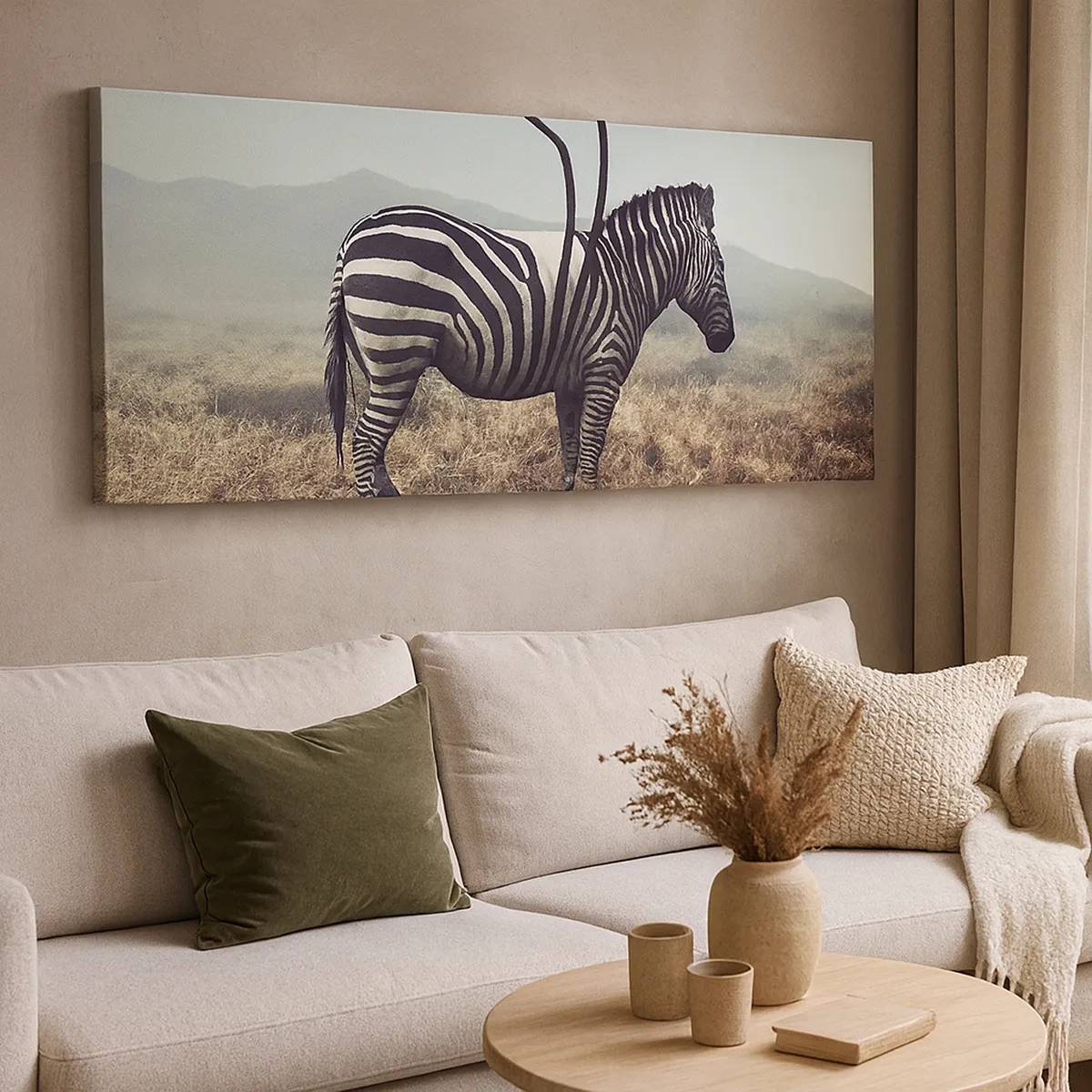 Bild auf Leinwand - Leinwandbild - Achtung! Fehler - 30x30 cm