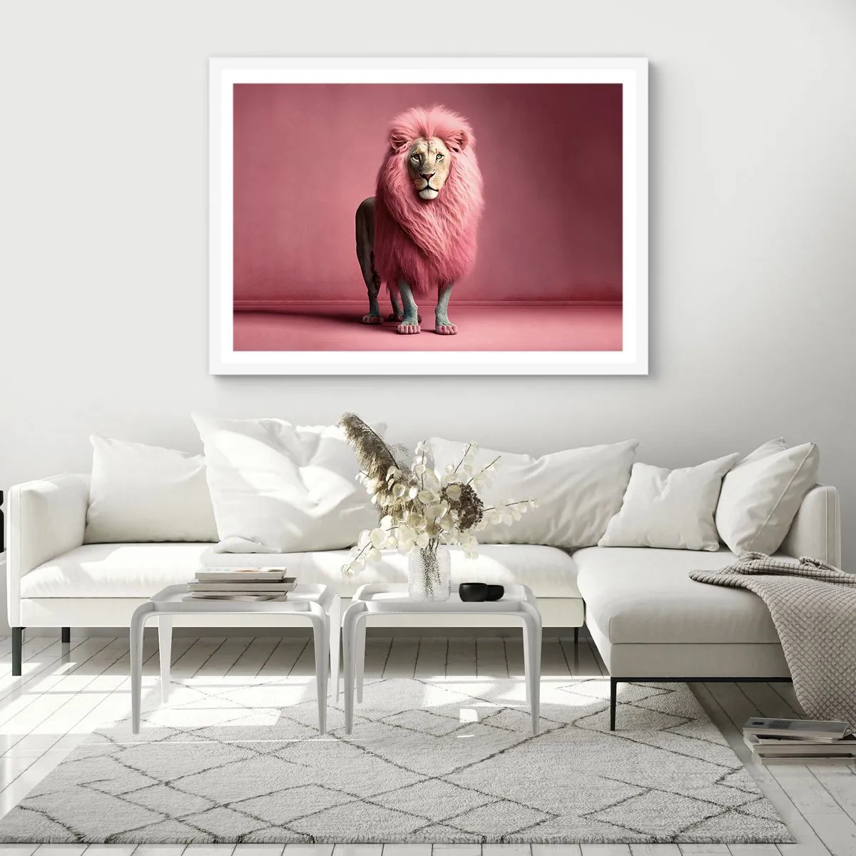 Poster in einem weißen Rahmen - Und du hast keine Angst mehr - 40x30 cm