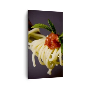 Bild auf Leinwand - Leinwandbild - Ein leckerer Bissen - 45x80 cm