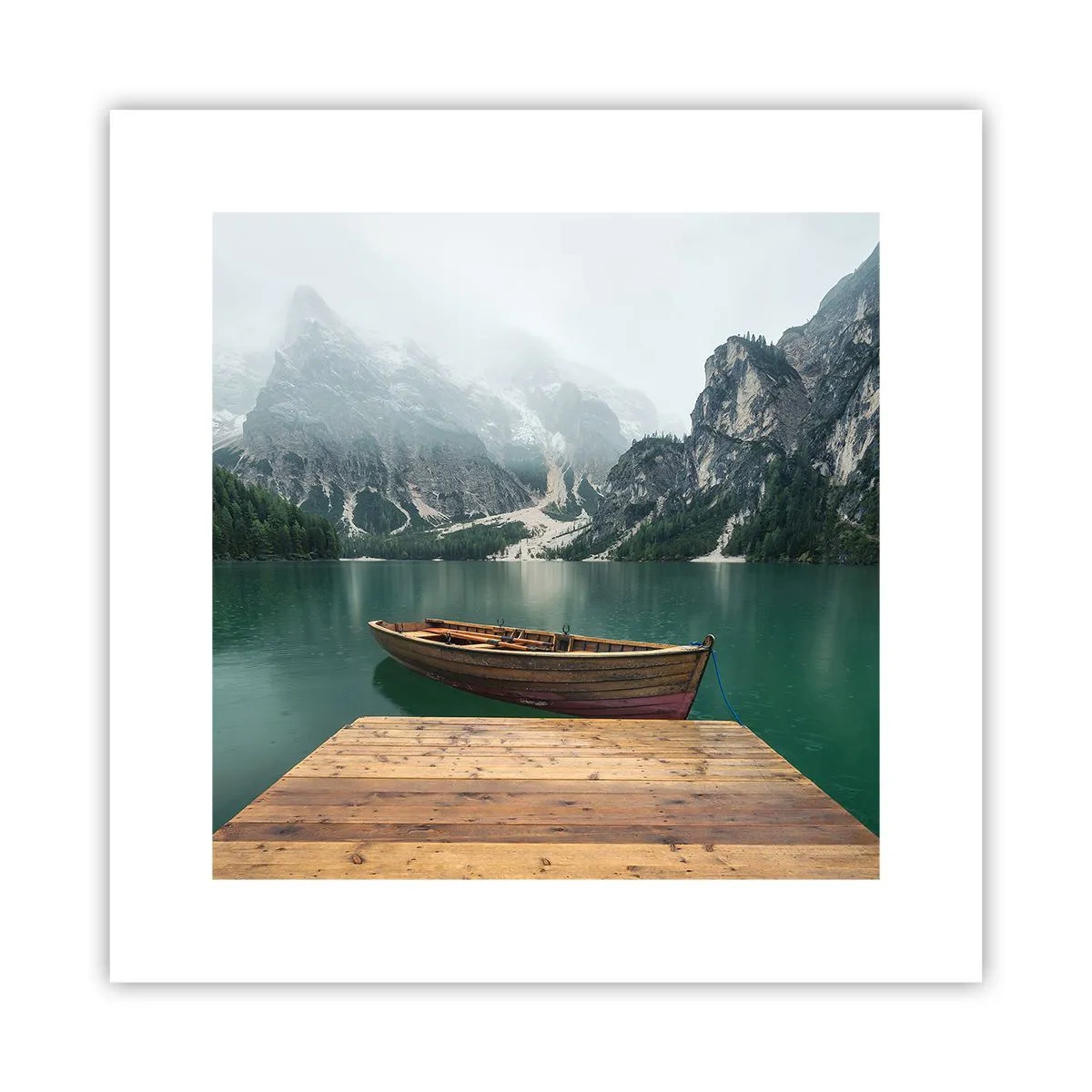 Poster - Und die stolzen Felsen der Stirn - 30x30 cm