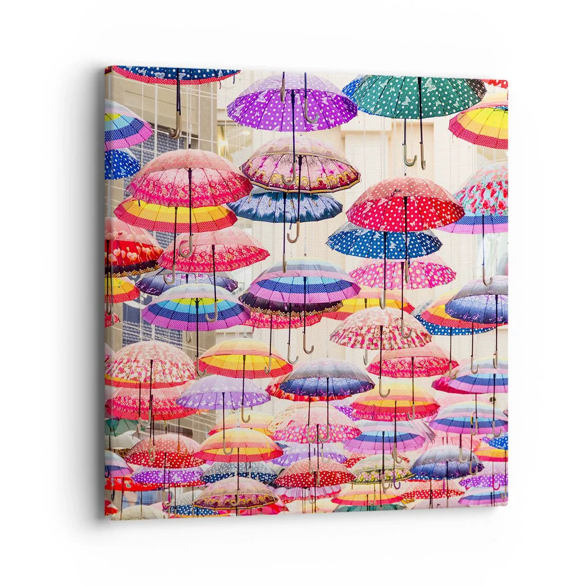 Bild auf Leinwand - Leinwandbild - Stadtwiese - 40x40 cm