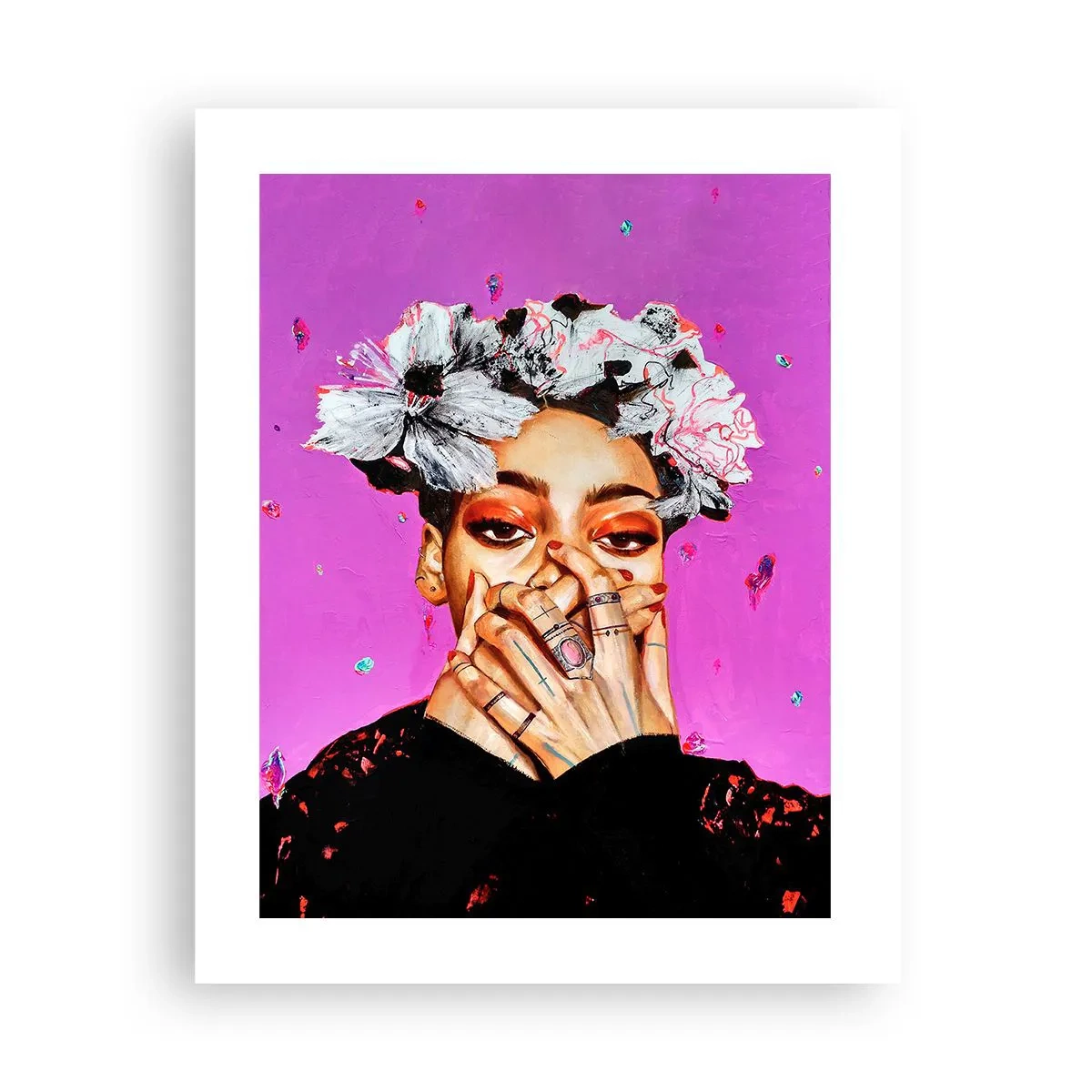 Poster - Bisschen verrückt - 40x50 cm