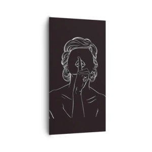 Bild auf Leinwand - Leinwandbild - Schönheit erblüht in der Stille - 65x120 cm