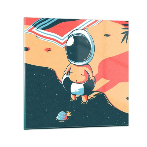 Glasbild - Bild auf glas - Aus einer anderen Perspektive - 70x70 cm